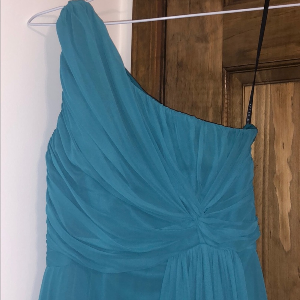 After Six Teal Bridesmaids/Formal Dress - Picture 2 of 10